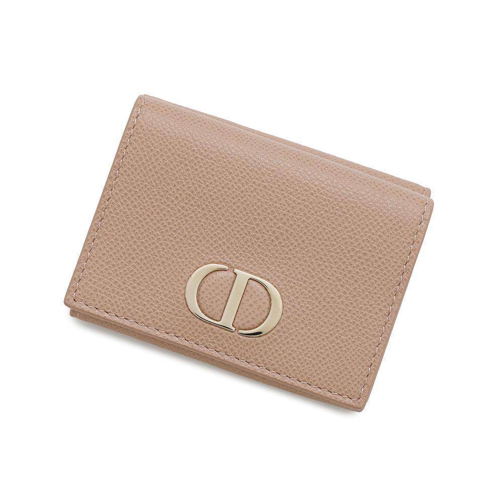 Christian Dior Tri fold Wallet Montaigne Lotus Leather